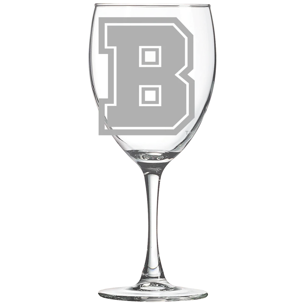 Brown University Polar Camel 10 1/2 oz. Wine Glass