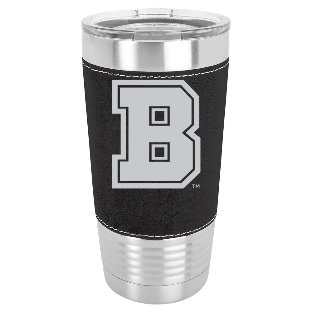 Brown University Polar Camel 20 oz. Leatherette Grip Tumbler with Standard Lid