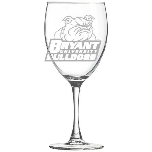 Bryant University Polar Camel 10 1/2 oz. Wine Glass