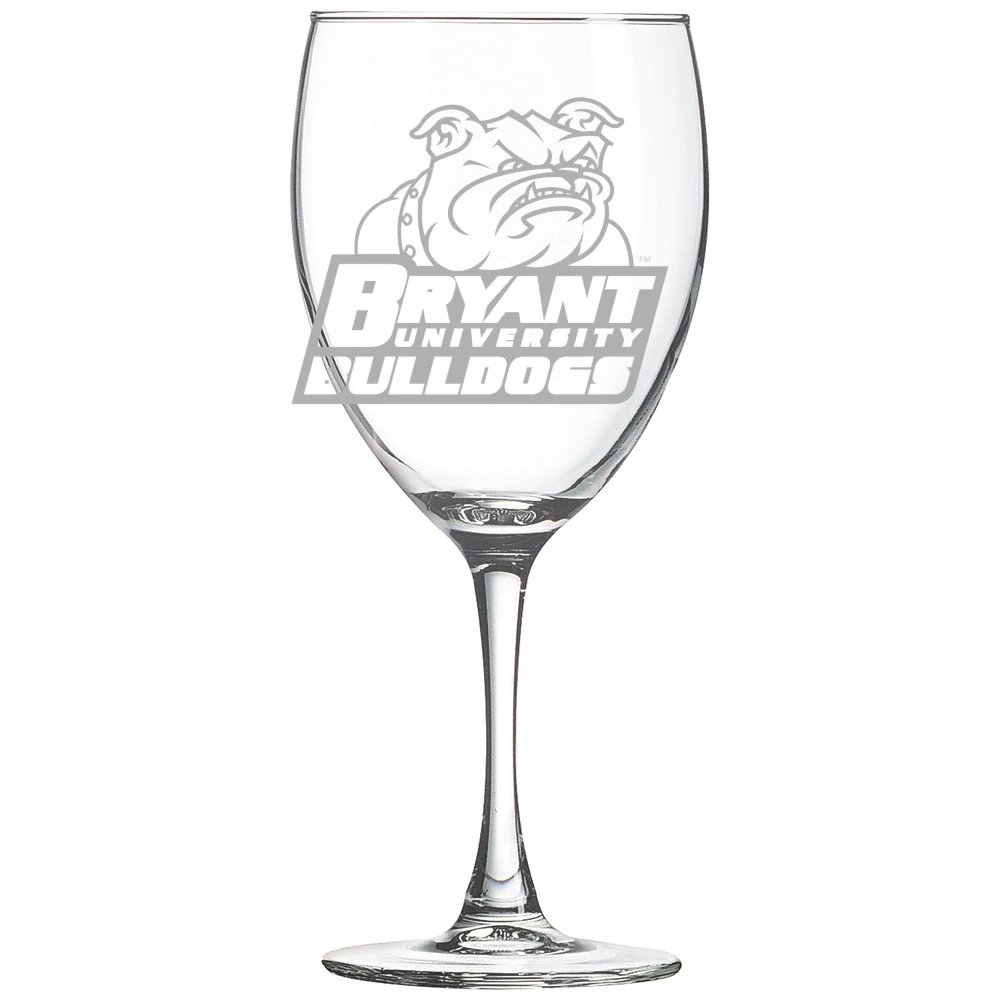 Bryant University Polar Camel 10 1/2 oz. Wine Glass