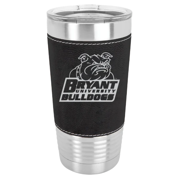 Bryant University Polar Camel 20 oz. Leatherette Grip Tumbler with Standard Lid