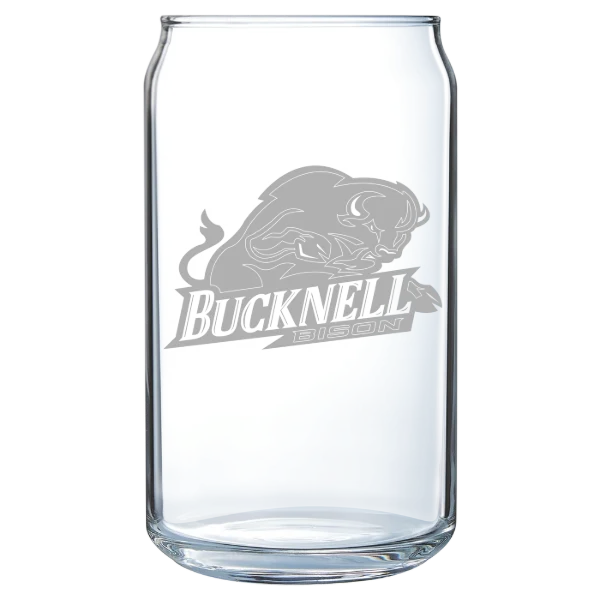 Bucknell University Polar Camel 16 oz. Can Glass
