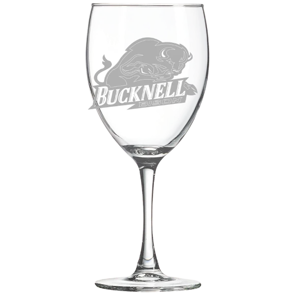 Bucknell University Polar Camel 10 1/2 oz. Wine Glass