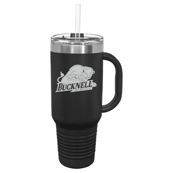 Bucknell University Polar Camel 40 oz. Travel Mug with Snap Lid & Straw