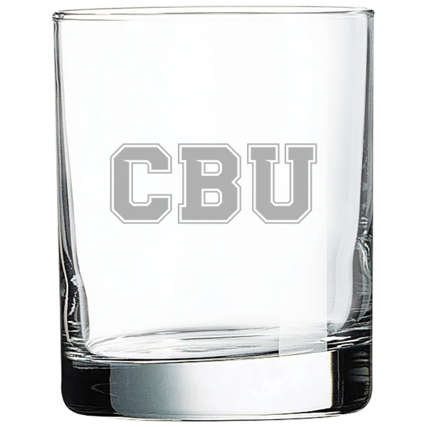 California Baptist University Polar Camel 10 1/2 oz. On The Rocks Glass