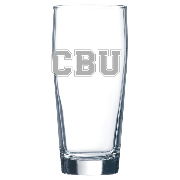 California Baptist University Polar Camel 16 oz. Willi Becher Beer Glass