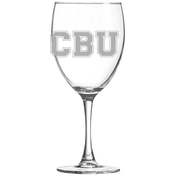 California Baptist University Polar Camel 10 1/2 oz. Wine Glass