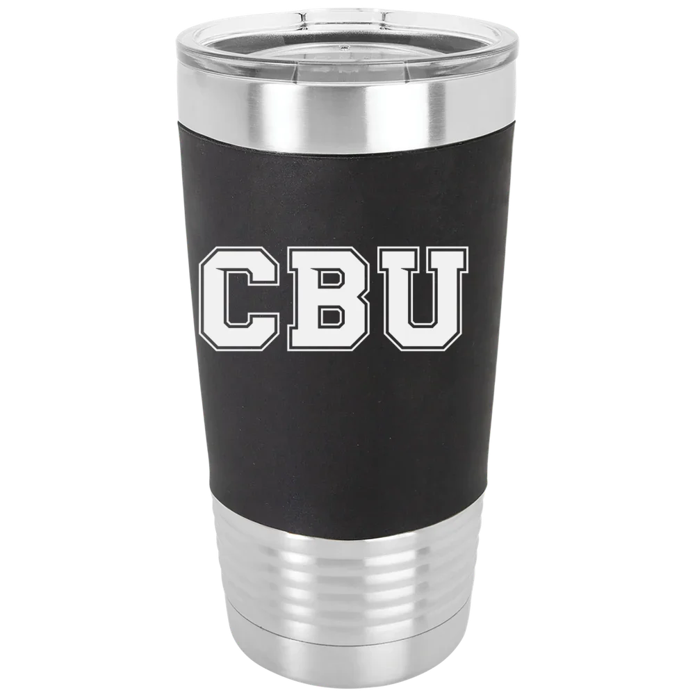 California Baptist University Polar Camel 20 oz. Silicone Grip Tumbler with Standard Lid