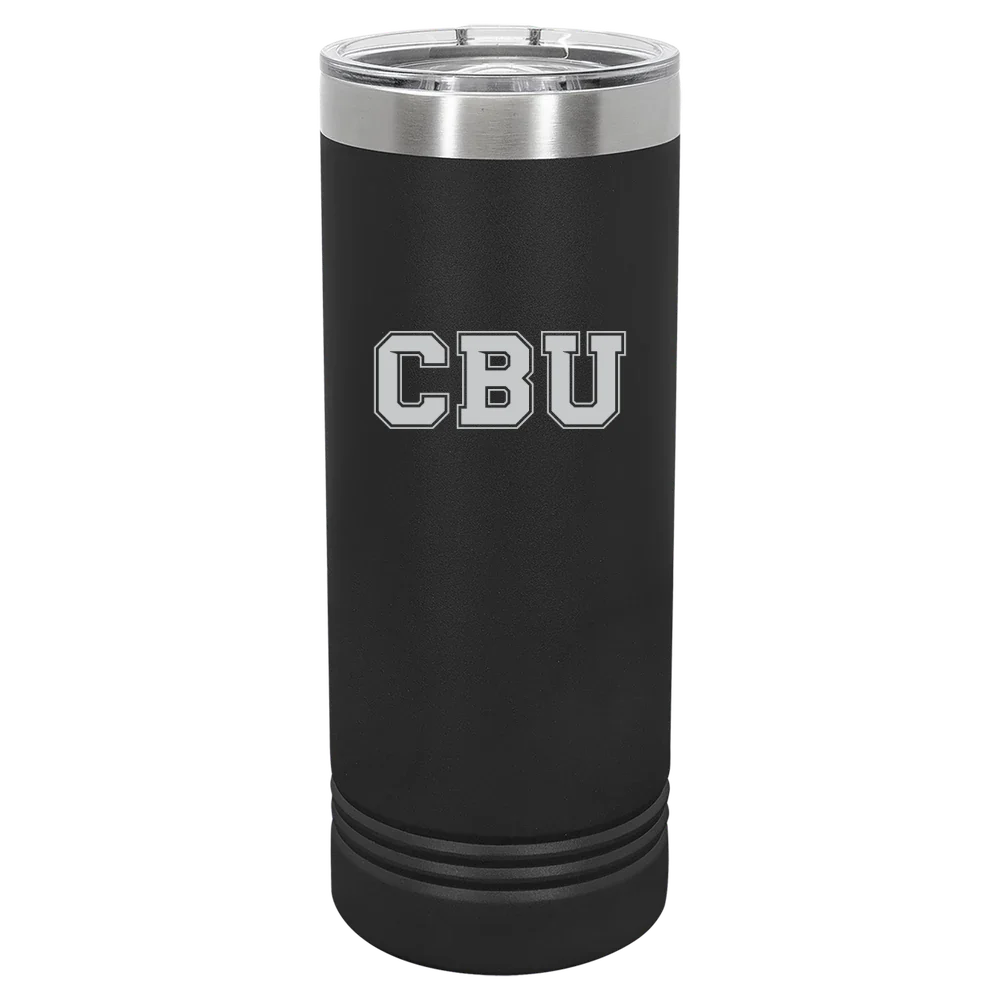 California Baptist University Polar Camel 22 oz. Skinny Tumbler with Slider Lid