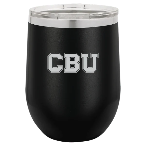 California Baptist University Polar Camel 12 oz. Stemless Wine Tumbler