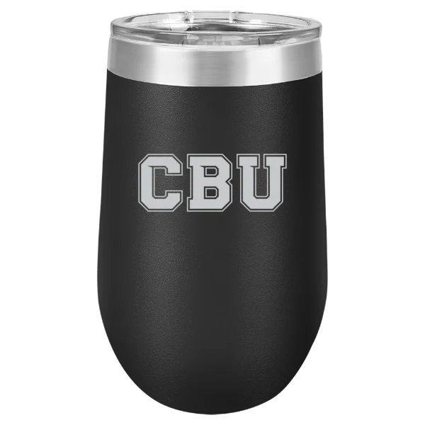 California Baptist University Polar Camel 16 oz. Stemless Wine Tumbler