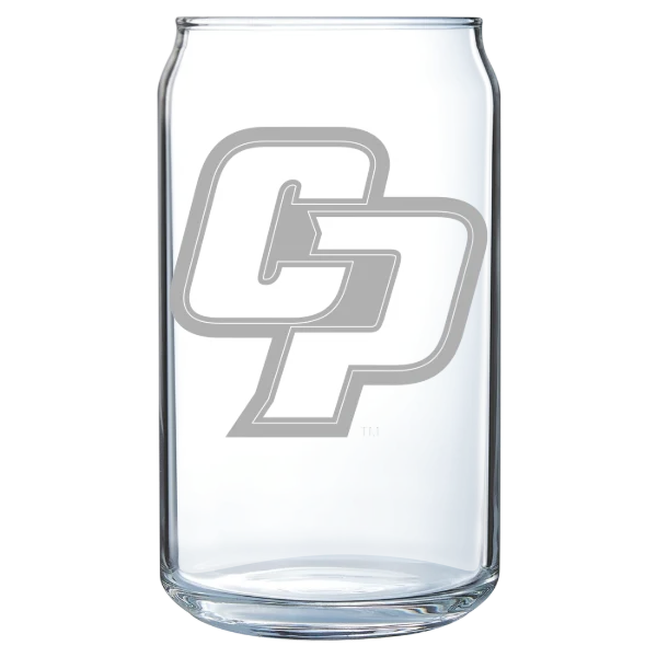California Polytechnic State University Polar Camel 16 oz. Can Glass
