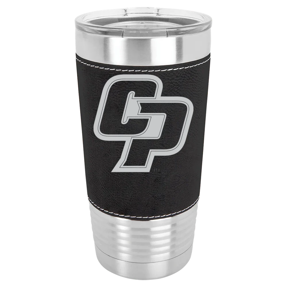 California Polytechnic State University Polar Camel 20 oz. Leatherette Grip Tumbler with Standard Lid