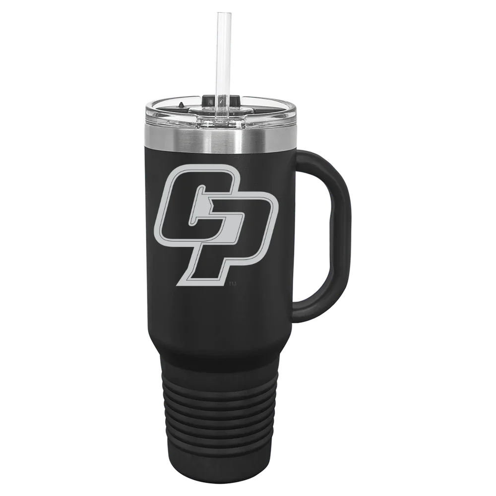 California Polytechnic State University Polar Camel 40 oz. Travel Mug with Snap Lid & Straw