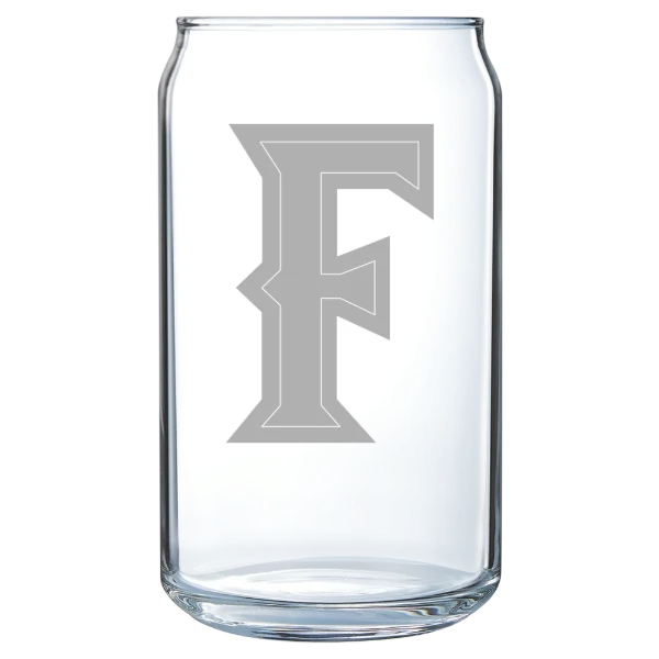 California State University, Fullerton Polar Camel 16 oz. Can Glass