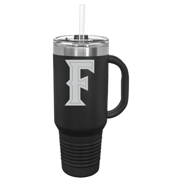 California State University, Fullerton Polar Camel 40 oz. Travel Mug with Snap Lid & Straw