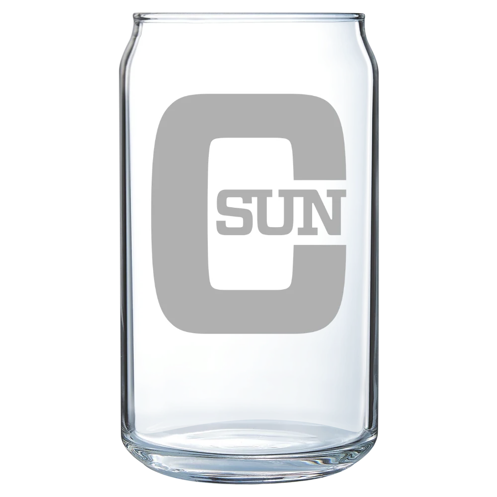 California State University, Northridge Polar Camel 16 oz. Can Glass