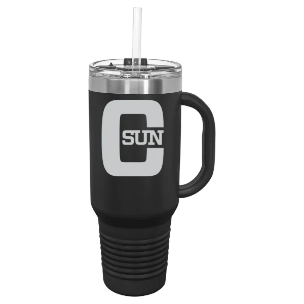 California State University, Northridge Polar Camel 40 oz. Travel Mug with Snap Lid & Straw