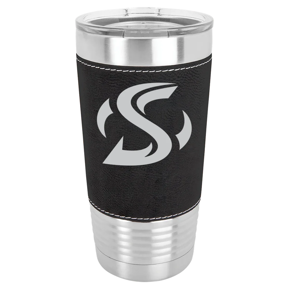 California State University, Sacramento Polar Camel 20 oz. Leatherette Grip Tumbler with Standard Lid