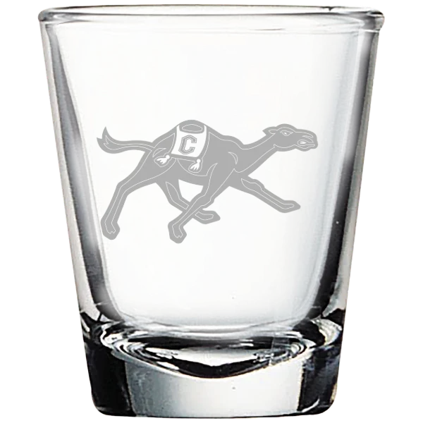 Campbell University Polar Camel 1.7 oz. Shot Glass