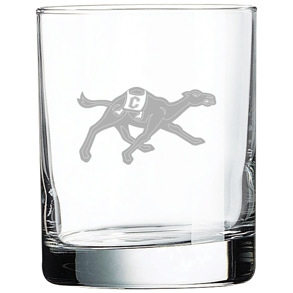 Campbell University Polar Camel 10 1/2 oz. On The Rocks Glass