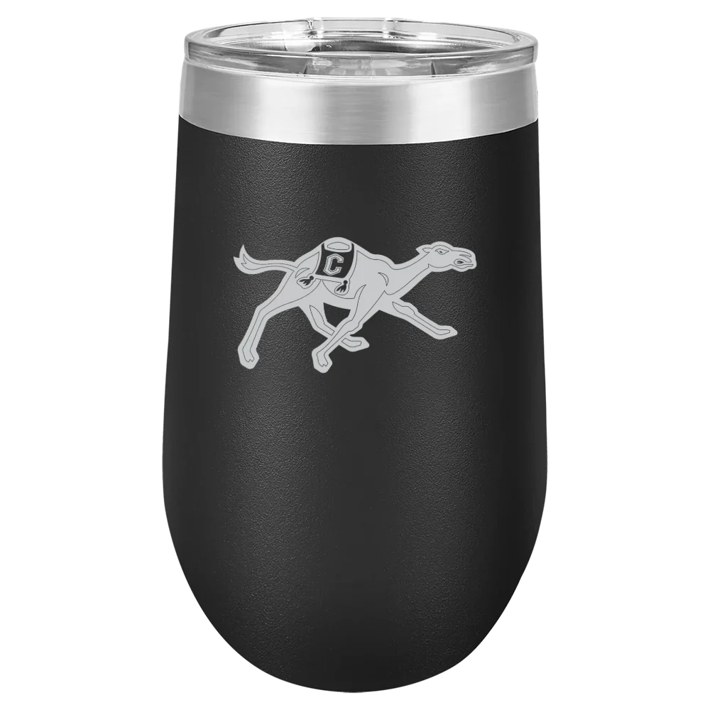 Campbell University Polar Camel 16 oz. Stemless Wine Tumbler