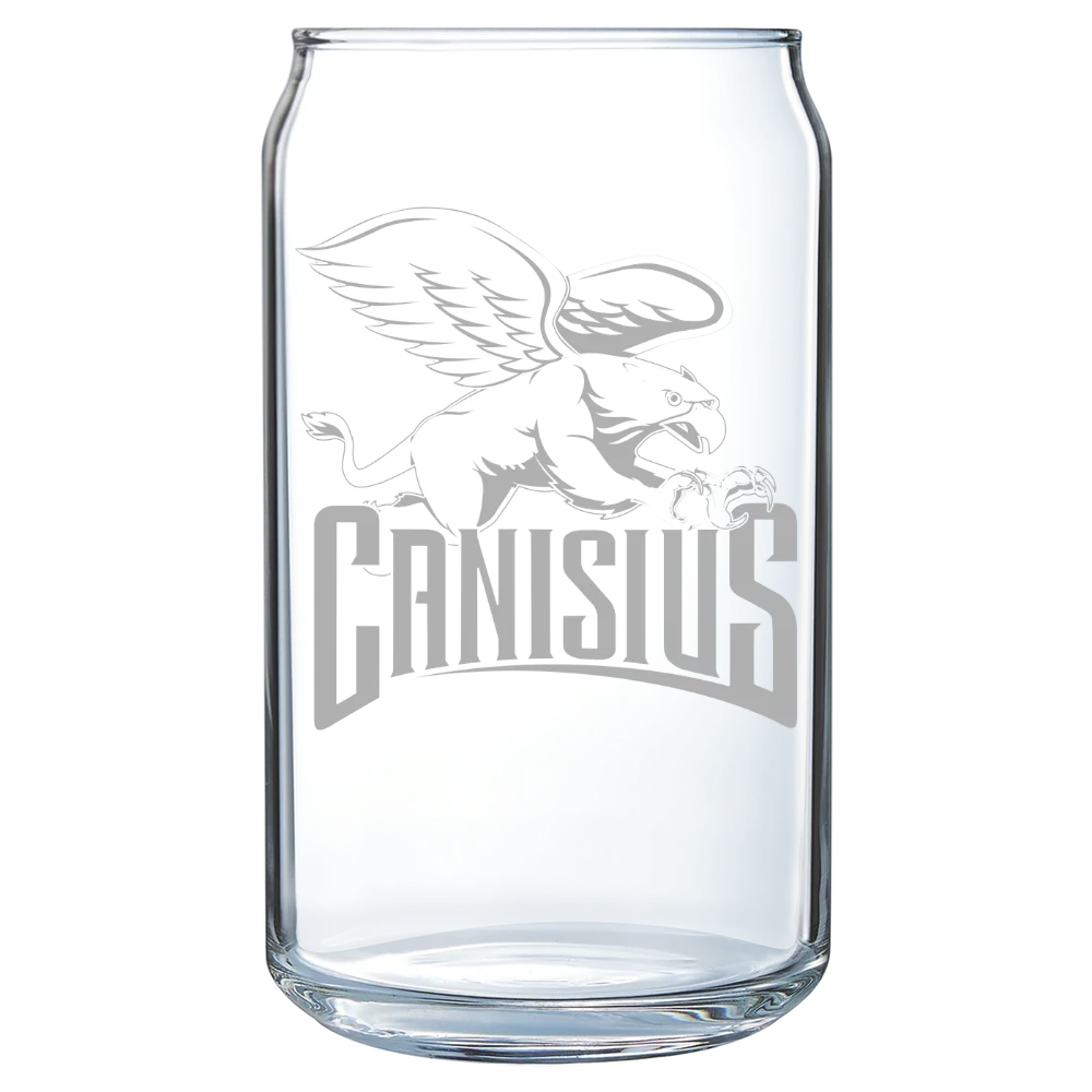 Canisius University Polar Camel 16 oz. Can Glass