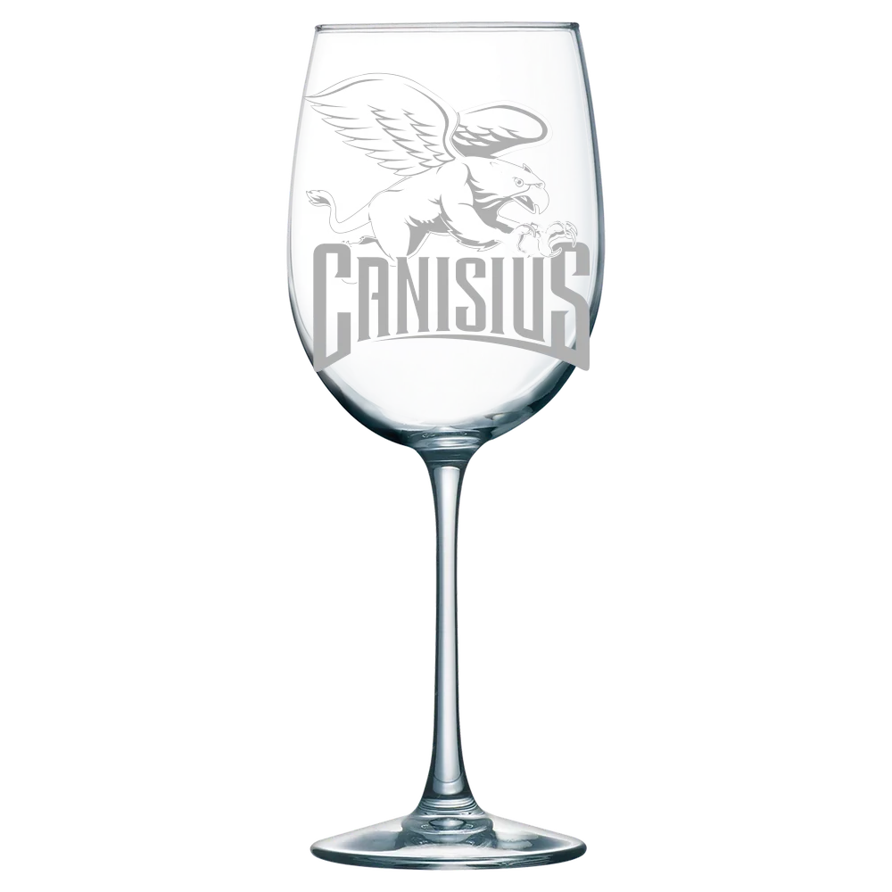 Canisius University Polar Camel 19 oz. Wine Glass