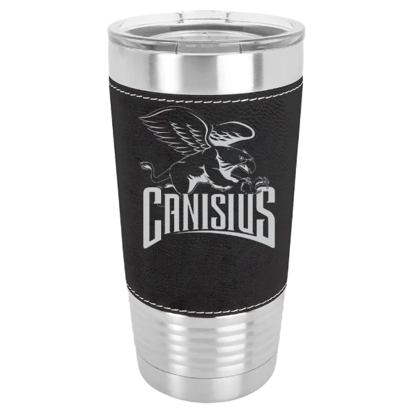 Canisius University Polar Camel 20 oz. Leatherette Grip Tumbler with Standard Lid