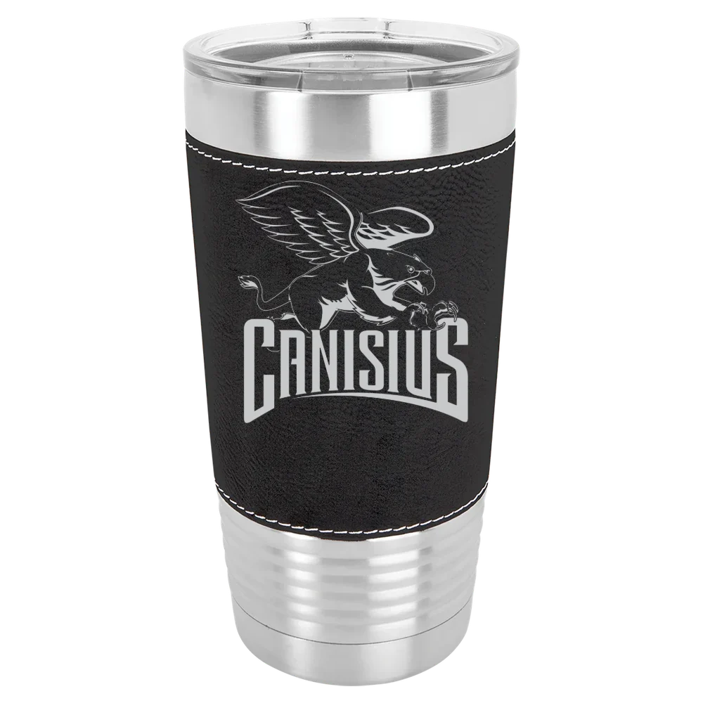 Canisius University Polar Camel 20 oz. Leatherette Grip Tumbler with Standard Lid