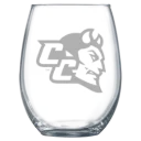 Central Connecticut State University Polar Camel 15 oz. Stemless Wine Glass