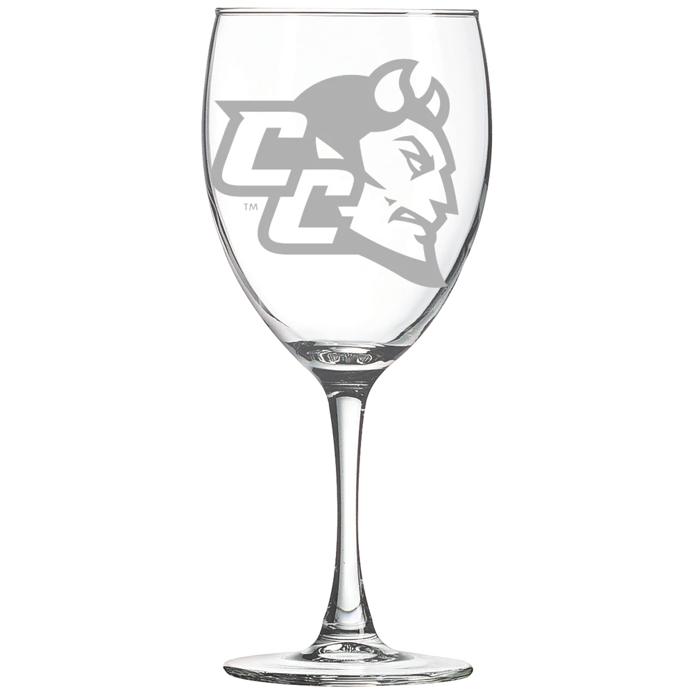 Central Connecticut State University Polar Camel 10 1/2 oz. Wine Glass
