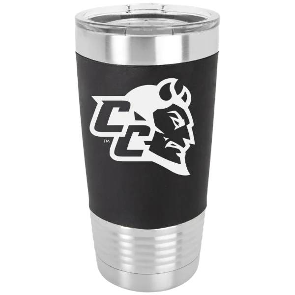 Central Connecticut State University Polar Camel 20 oz. Silicone Grip Tumbler with Standard Lid