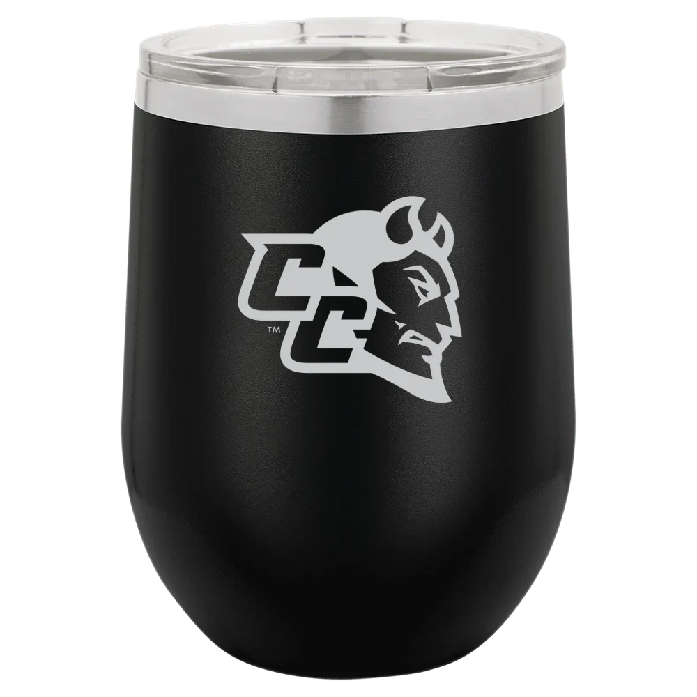 Central Connecticut State University Polar Camel 12 oz. Stemless Wine Tumbler
