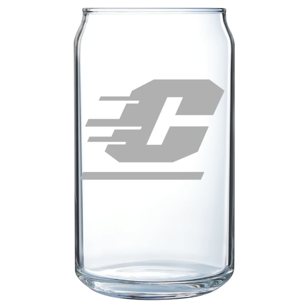 Central Michigan University Polar Camel 16 oz. Can Glass