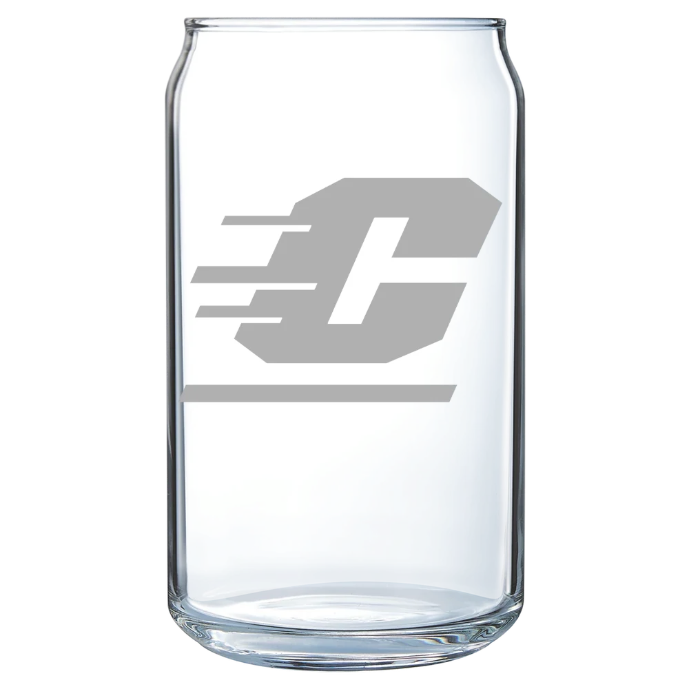 Central Michigan University Polar Camel 16 oz. Can Glass