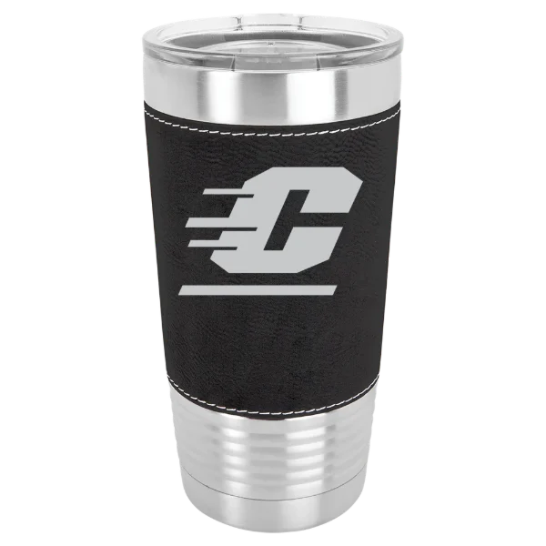 Central Michigan University Polar Camel 20 oz. Leatherette Grip Tumbler with Standard Lid