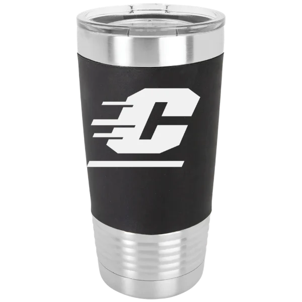 Central Michigan University Polar Camel 20 oz. Silicone Grip Tumbler with Standard Lid