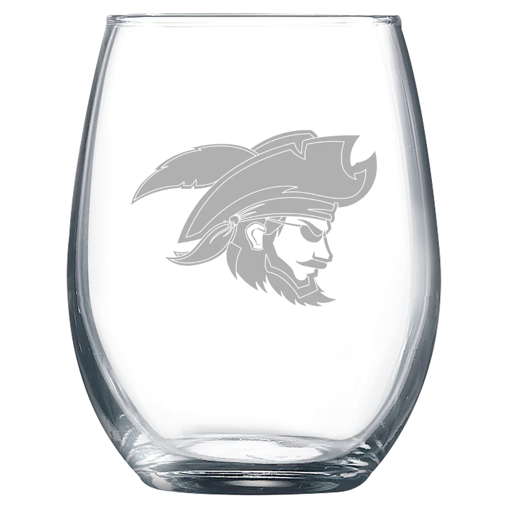 Charleston Southern University Polar Camel 9 oz. Stemless Wine Glass
