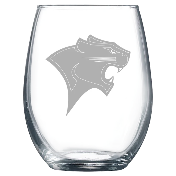 Chicago State University Polar Camel 9 oz. Stemless Wine Glass