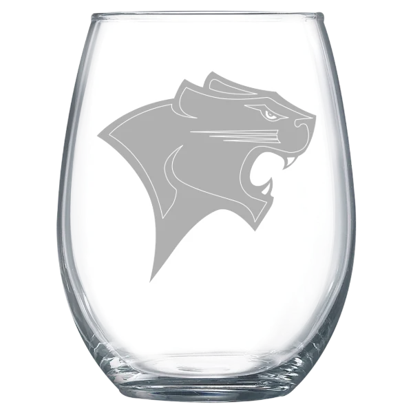 Chicago State University Polar Camel 15 oz. Stemless Wine Glass