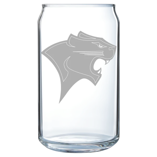 Chicago State University Polar Camel 16 oz. Can Glass