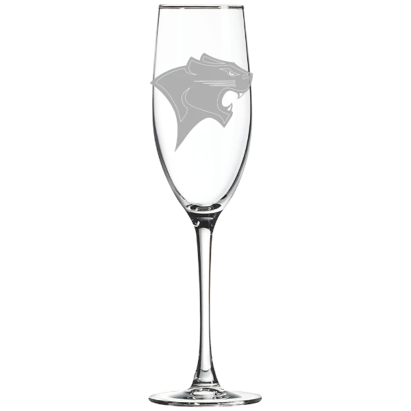 Chicago State University Polar Camel 8 oz. Champagne Flute