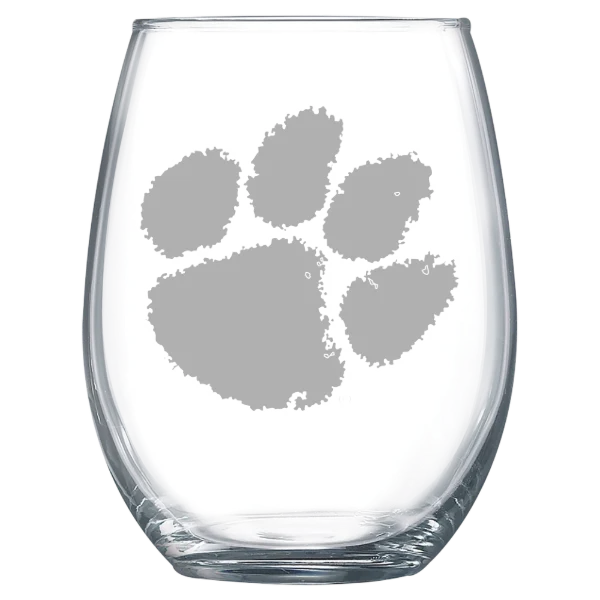 Clemson University Polar Camel 15 oz. Stemless Wine Glass