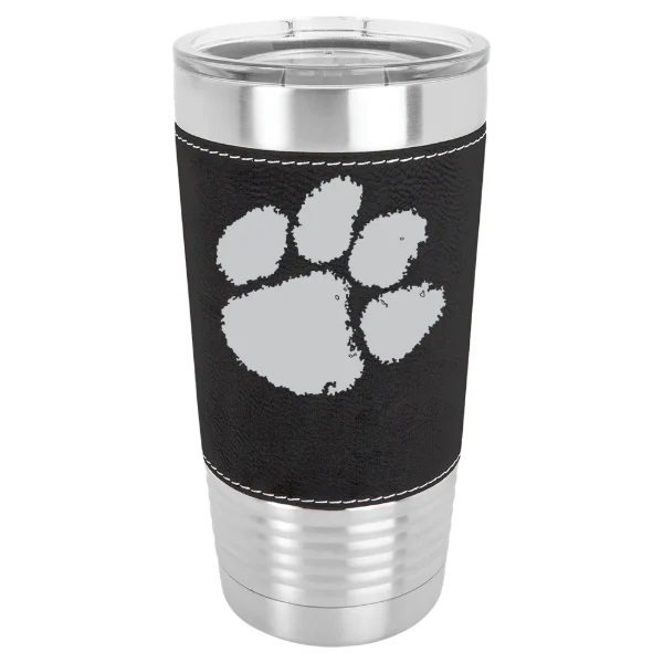 Clemson University Polar Camel 20 oz. Leatherette Grip Tumbler with Standard Lid