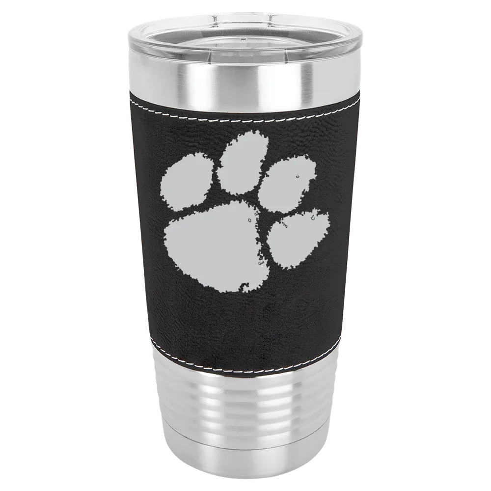 Clemson University Polar Camel 20 oz. Leatherette Grip Tumbler with Standard Lid