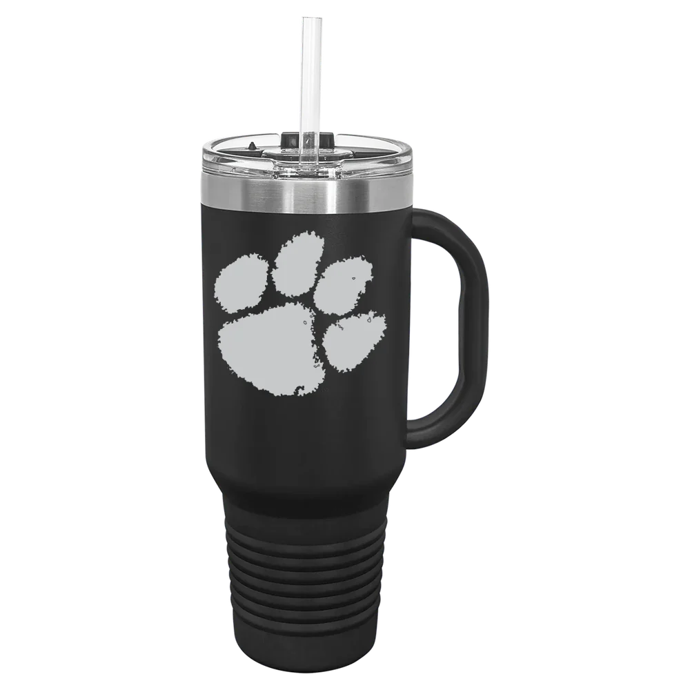 Clemson University Polar Camel 40 oz. Travel Mug with Snap Lid & Straw