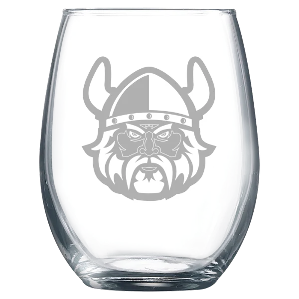 Cleveland State University Polar Camel 9 oz. Stemless Wine Glass