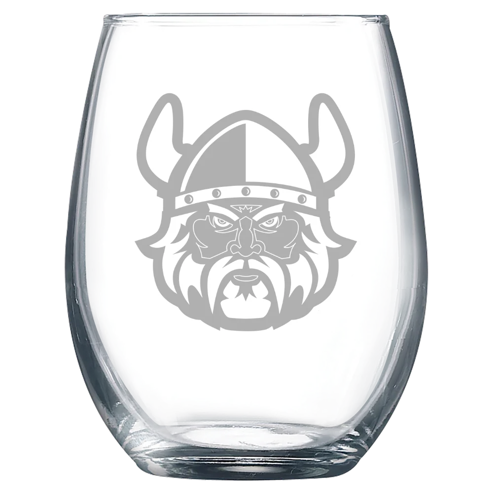 Cleveland State University Polar Camel 9 oz. Stemless Wine Glass