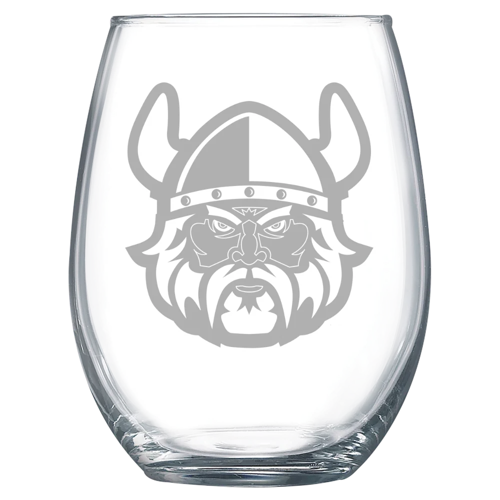 Cleveland State University Polar Camel 15 oz. Stemless Wine Glass